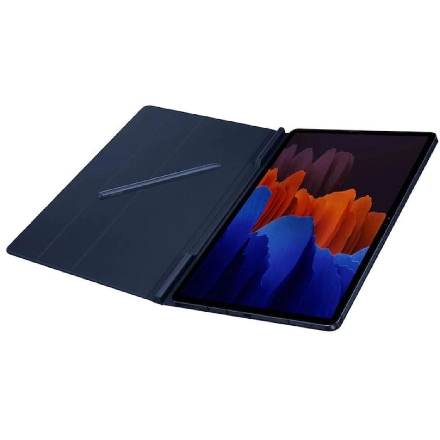 Book Cover with S Pen Holder for Galaxy Tab S7+ Lite