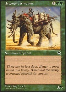 Wizards of the Coast Trained Armodon - Tempest - Common Green