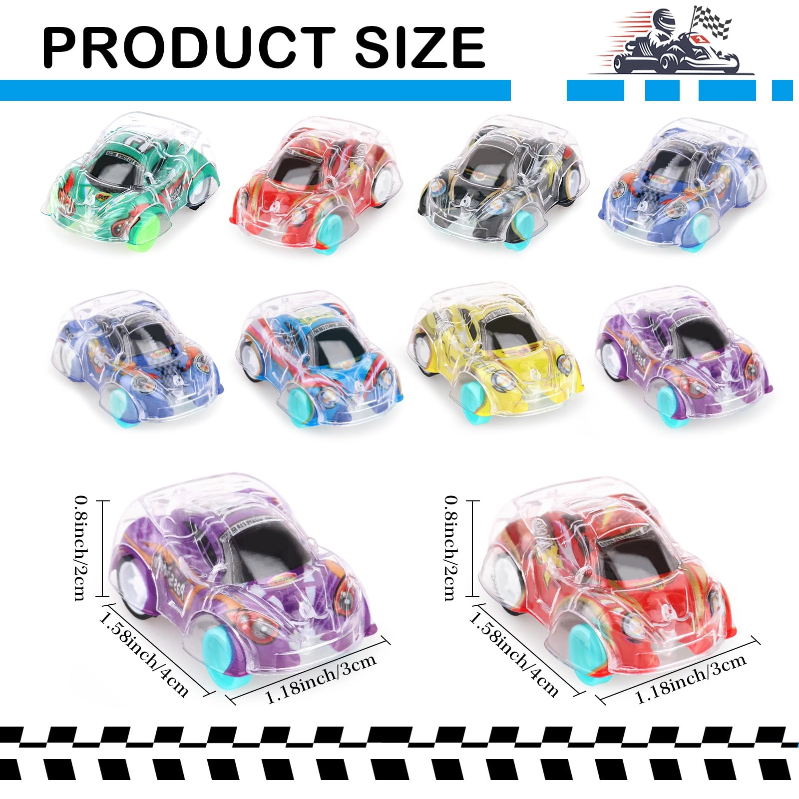 Mini Pull back Cars - 36pcs