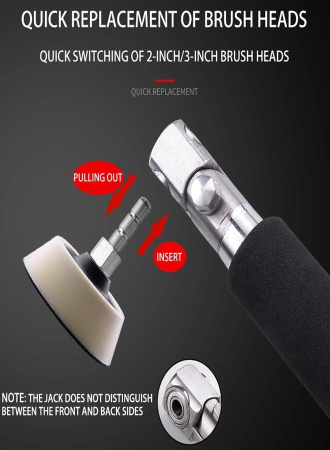 Bowl Sander - Kit For Woodturning/Wood Lathe with Rotatable Spindle Head 2 Inch 3 Inch Pads