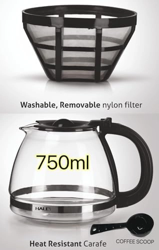 Drip Coffee Maker 6-Cup 650W B0DJCGDYCV