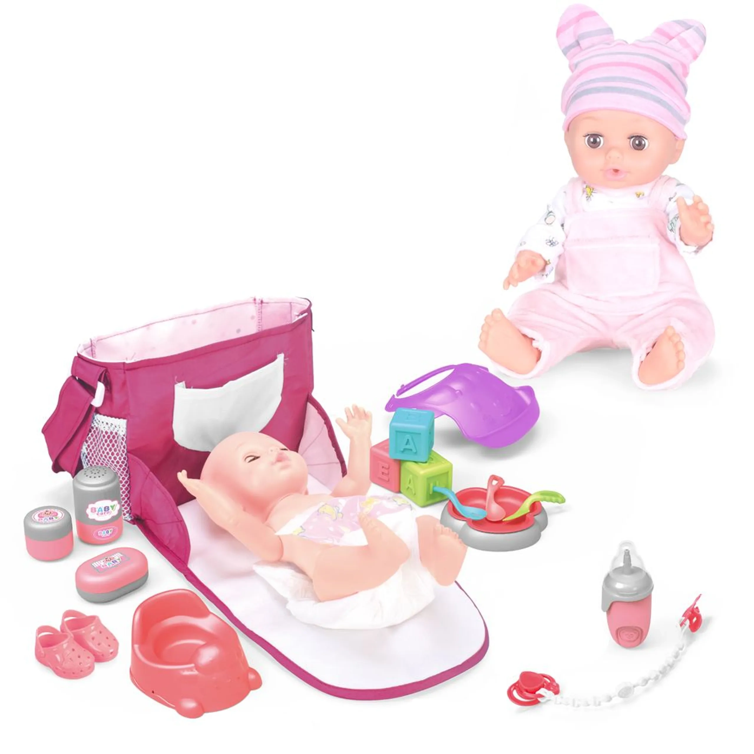 Baby Doll Playset - Interactive Accessories Ages 3+