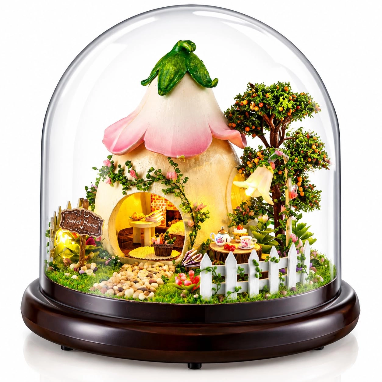 CUTEROOM Miniature Dollhouse Kit - Green Garden