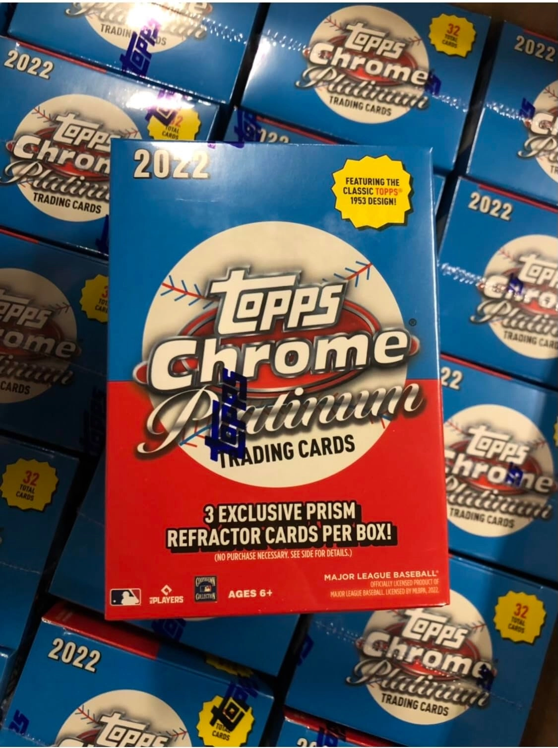 Chrome Platinum Baseball Value Box - 8 Packs