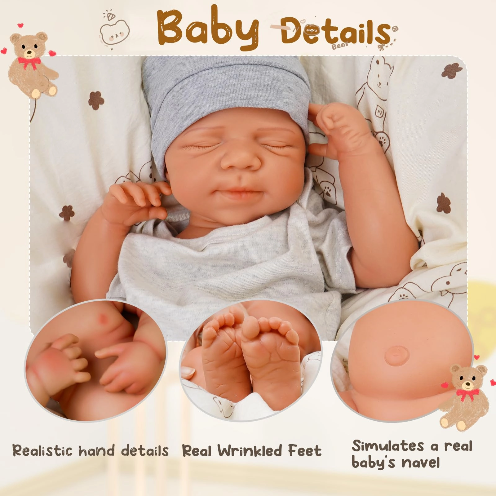 Reborn Baby Doll - 20 Inch Silicone Boy