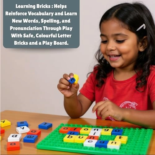 Smart Learning Bricks Alphabet - 4 years and up 50 pieces