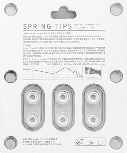 Spring Tips for Headphones, Earphones - Improved Bass Performance