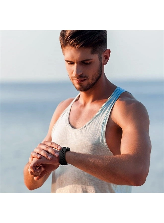 6 Pack 20mm Soft Silicone Watch Band for Samsung Galaxy Watch 5/Watch 4/Watch 6