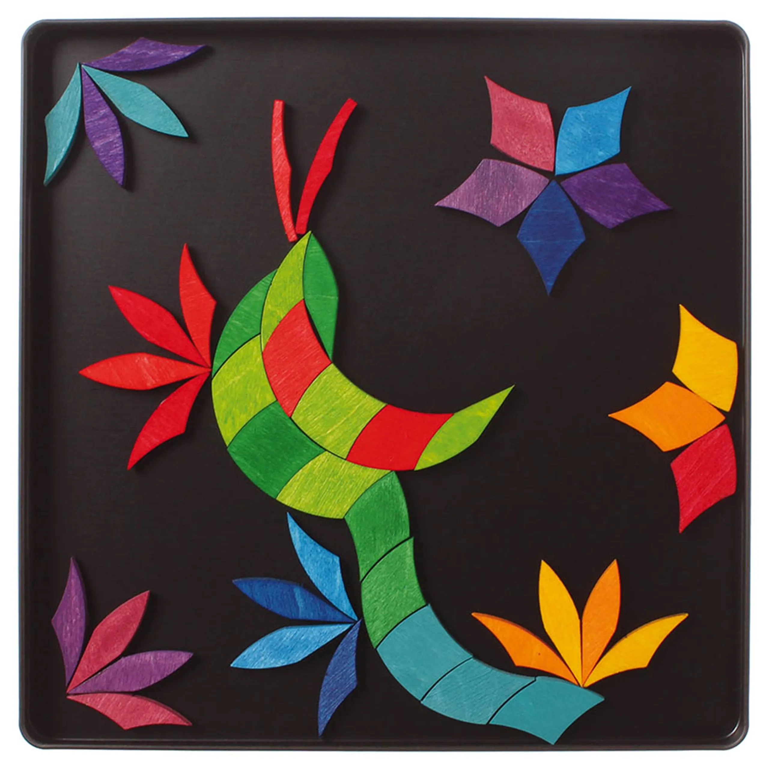 Color Spiral Wooden Puzzle (TBOX-91020) - 72 pcs