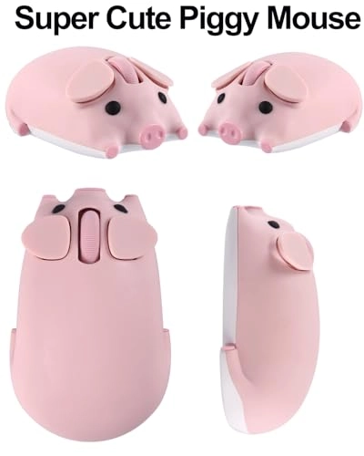 Cute Pig Wireless Mouse - Wireless