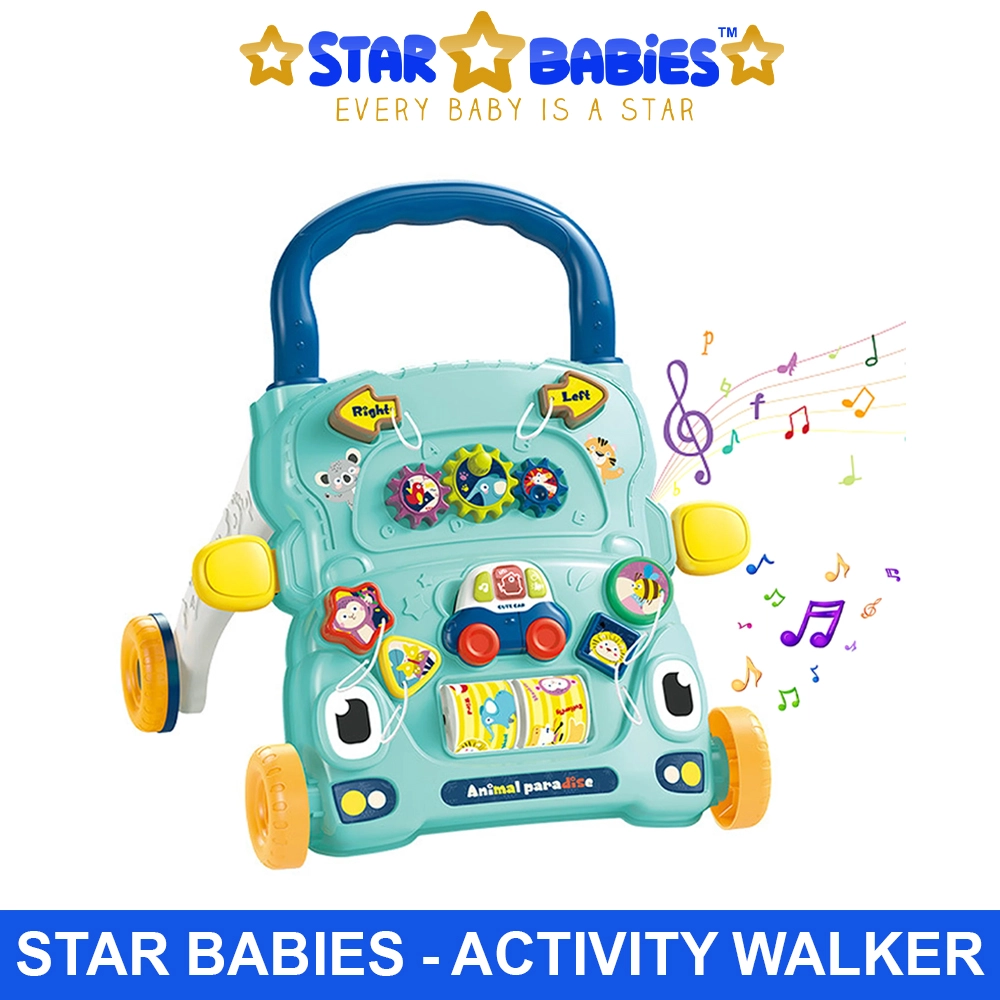 Rolling Ball Walker - Light And Music + Baby Drawing Mat