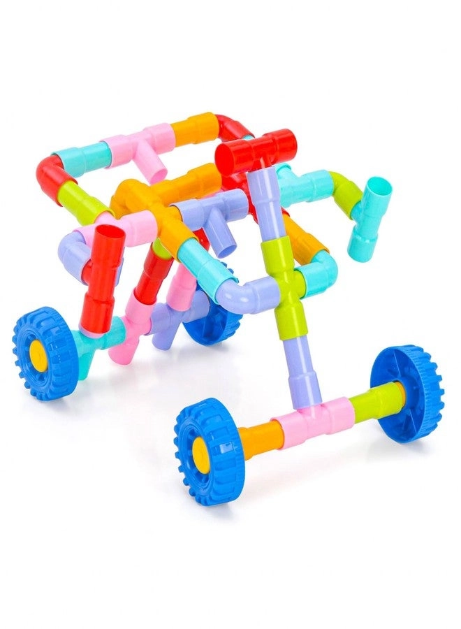 Plastic Builders Building Blocks Game - 50pcs Building Blocks
