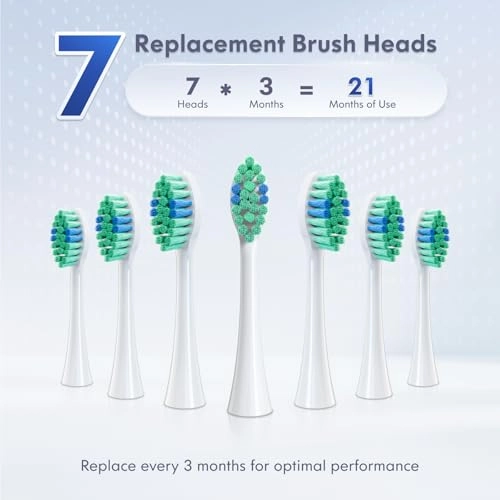 E2 - Rechargeable 7 Brush Heads 6 Cleaning Modes