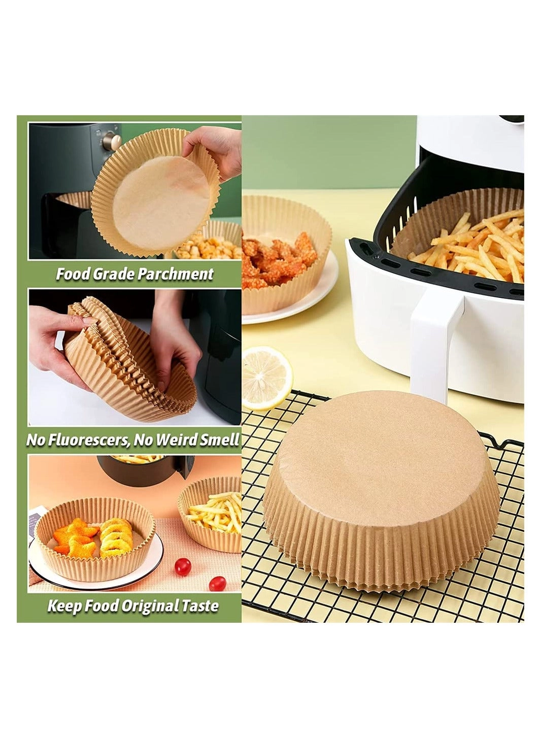 Air Fryer Disposable Paper Liner - Silicon paper 100 PCS