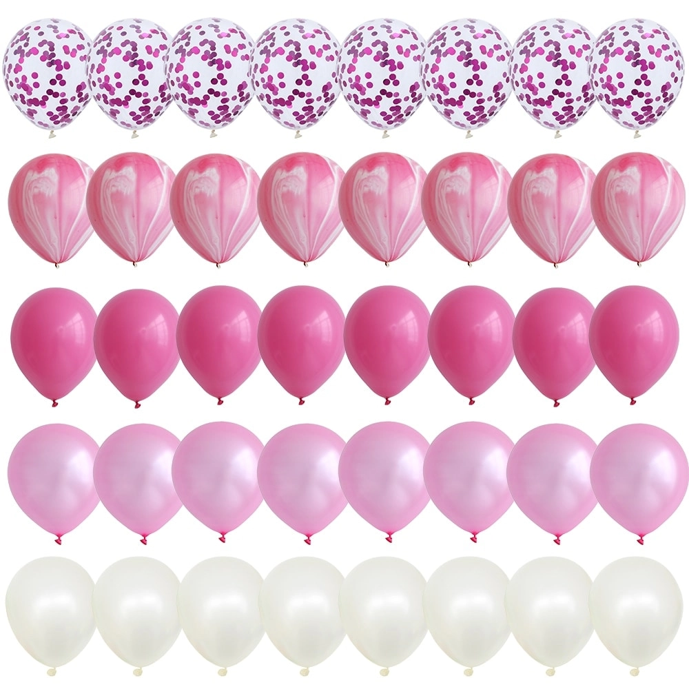 Balloons Set - 40-Pieces Wedding Birthday Party Decoration