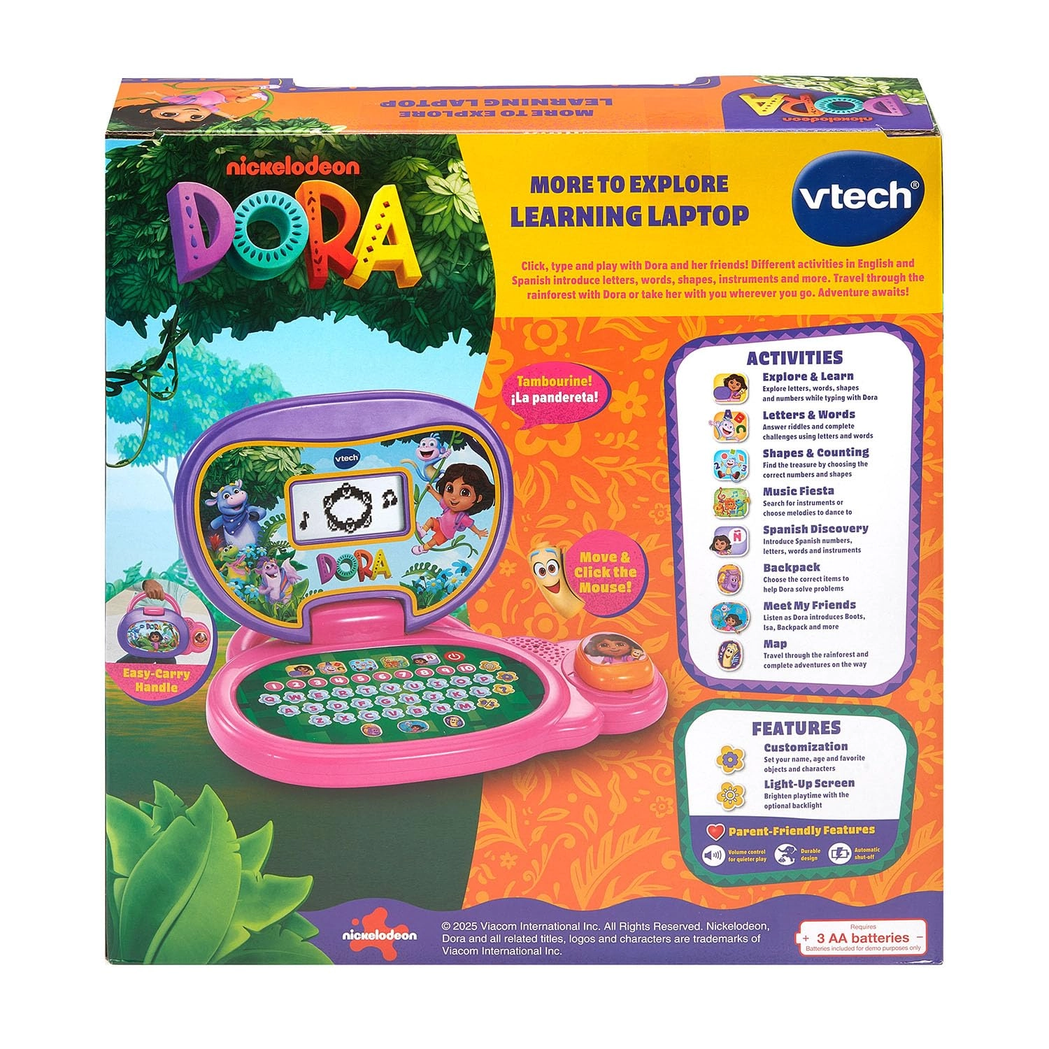 Dora More To Explore Learning Laptop - Suitable for 3 years & above