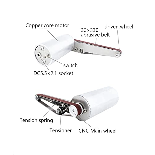 Double Wing Polishing Sander - 9000RPM Mini Desktop