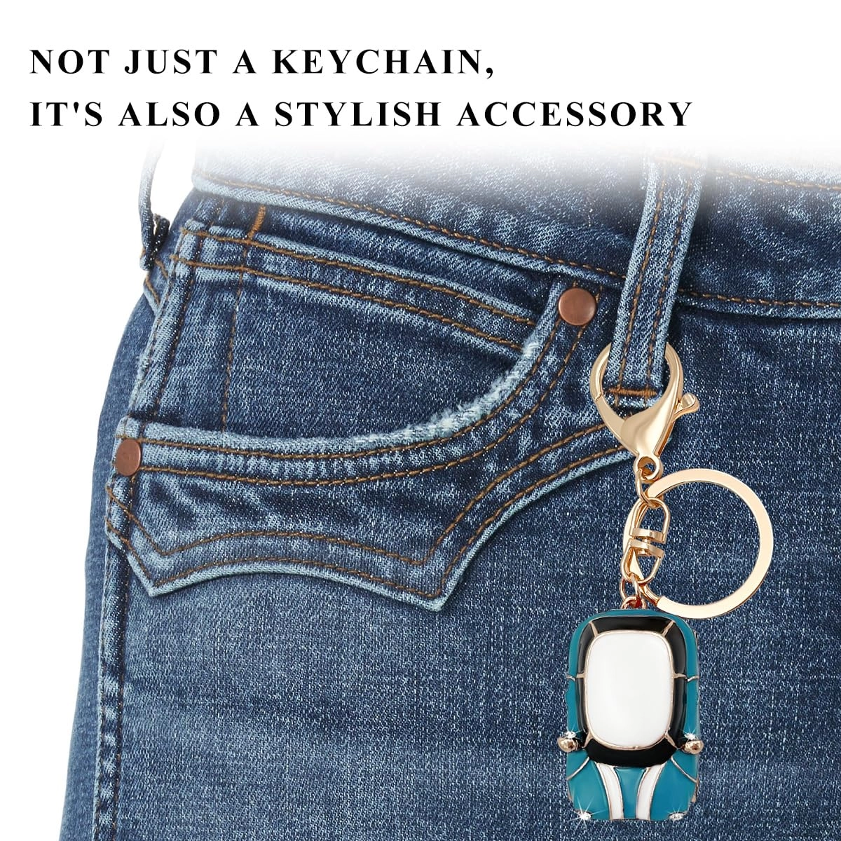 Car Model Rhinestone Keychain