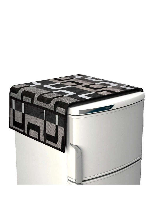 Unique Productions Fridge Top Cover - 21 X 39 Inches Black