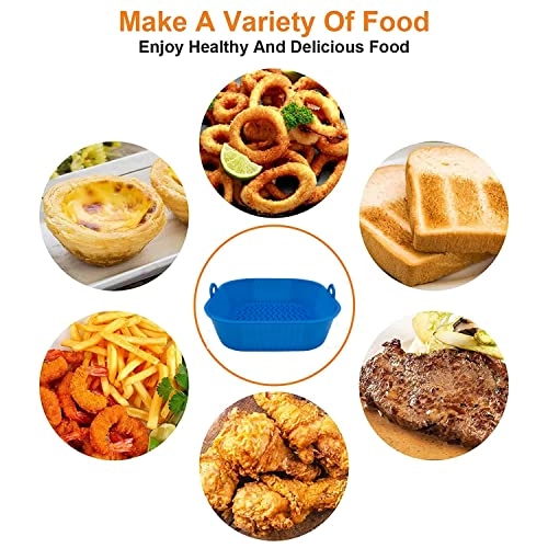 Air Fryer Silicone Pot - Aluminium, Plastic 2 x