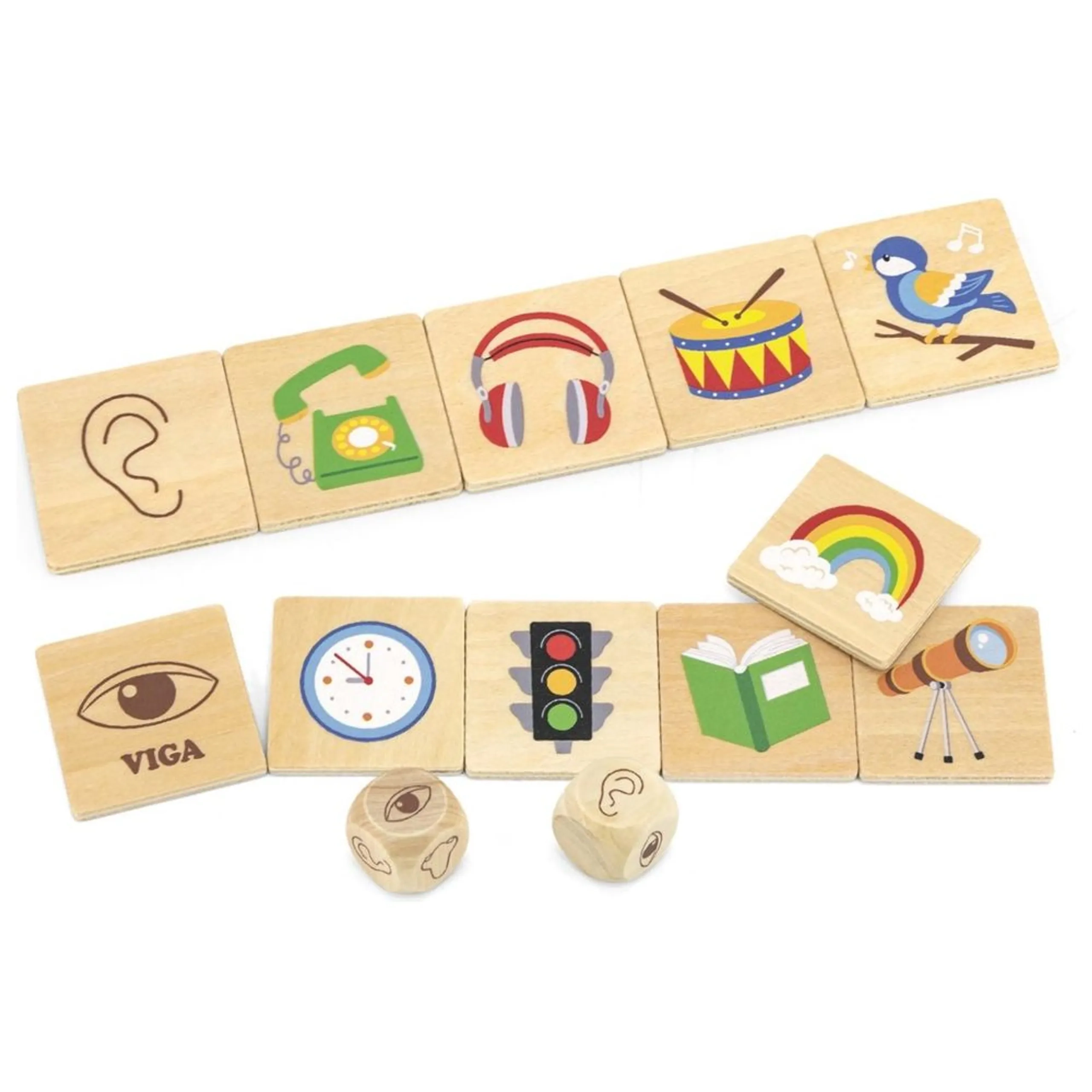 Learning Senses Puzzle Set - Suitable for 3 years & above 37pcs