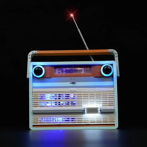 LED Light Kit - Compatible with Lego 10334 Retro Radio Lights Only