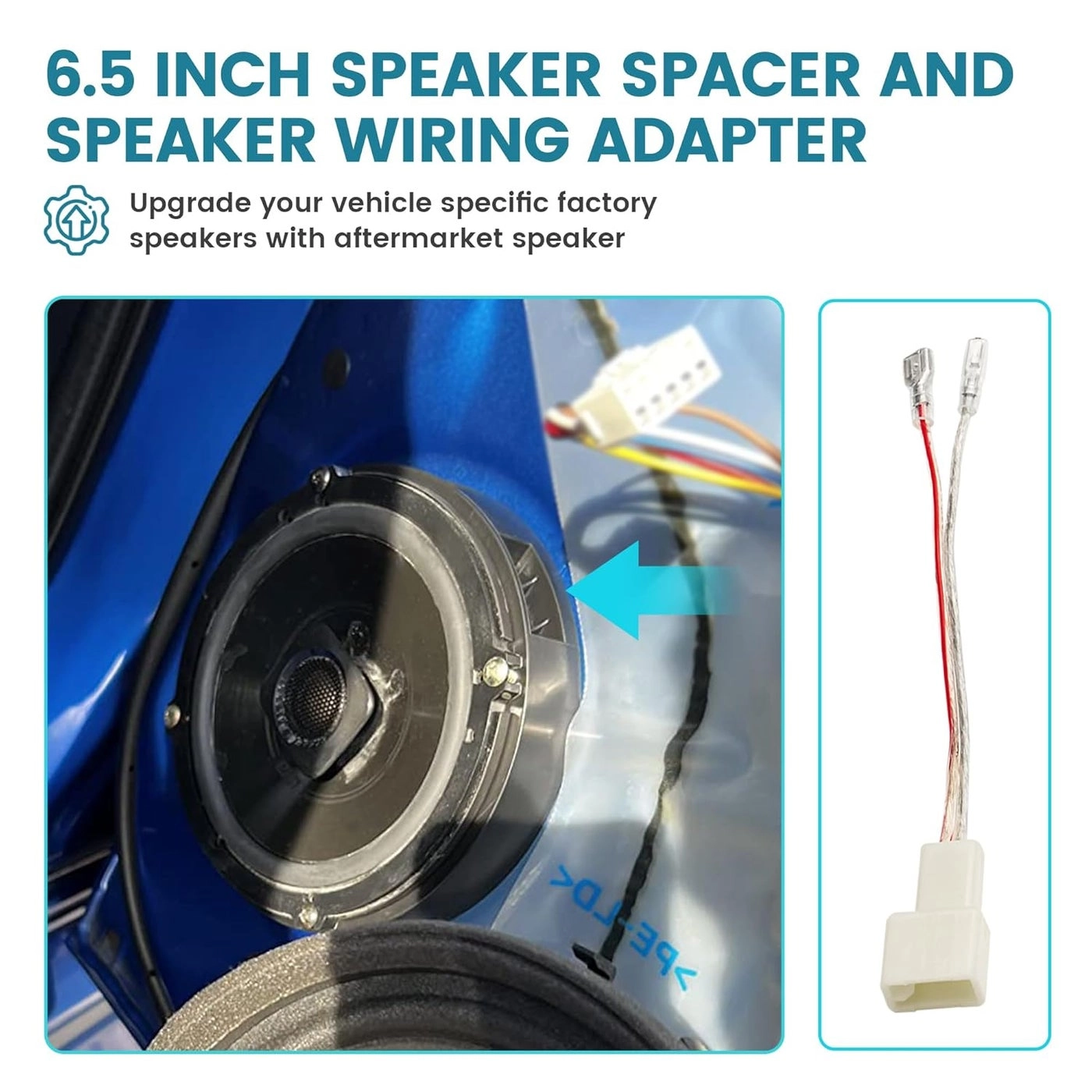 6.5 Inch Speaker Adapter Bracket Kit