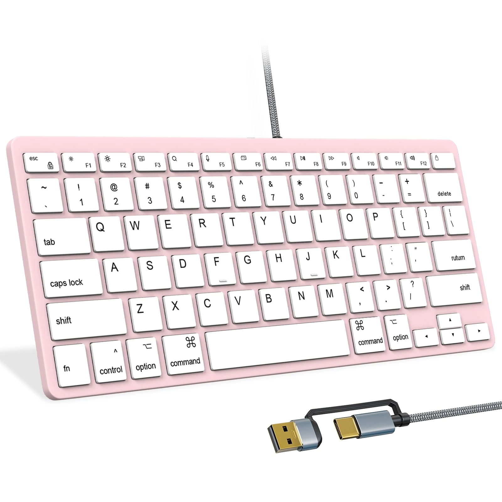 YORUNOHOSHI Ultra-Slim Wired Keyboard - Wired