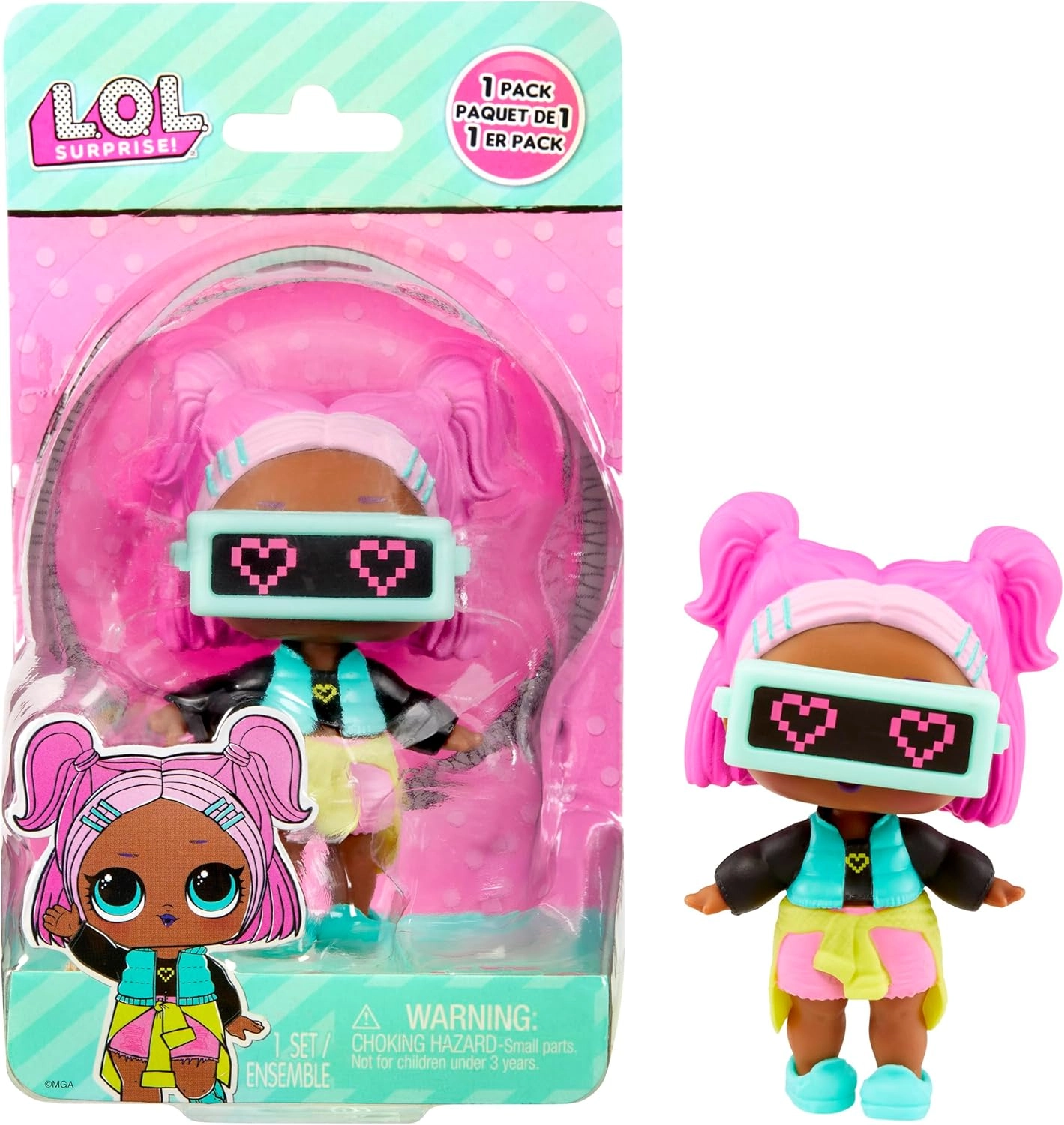 MGA Entertainment V.R.Q.T. Tots Doll - Articulated Collectible Mini Ages 3+