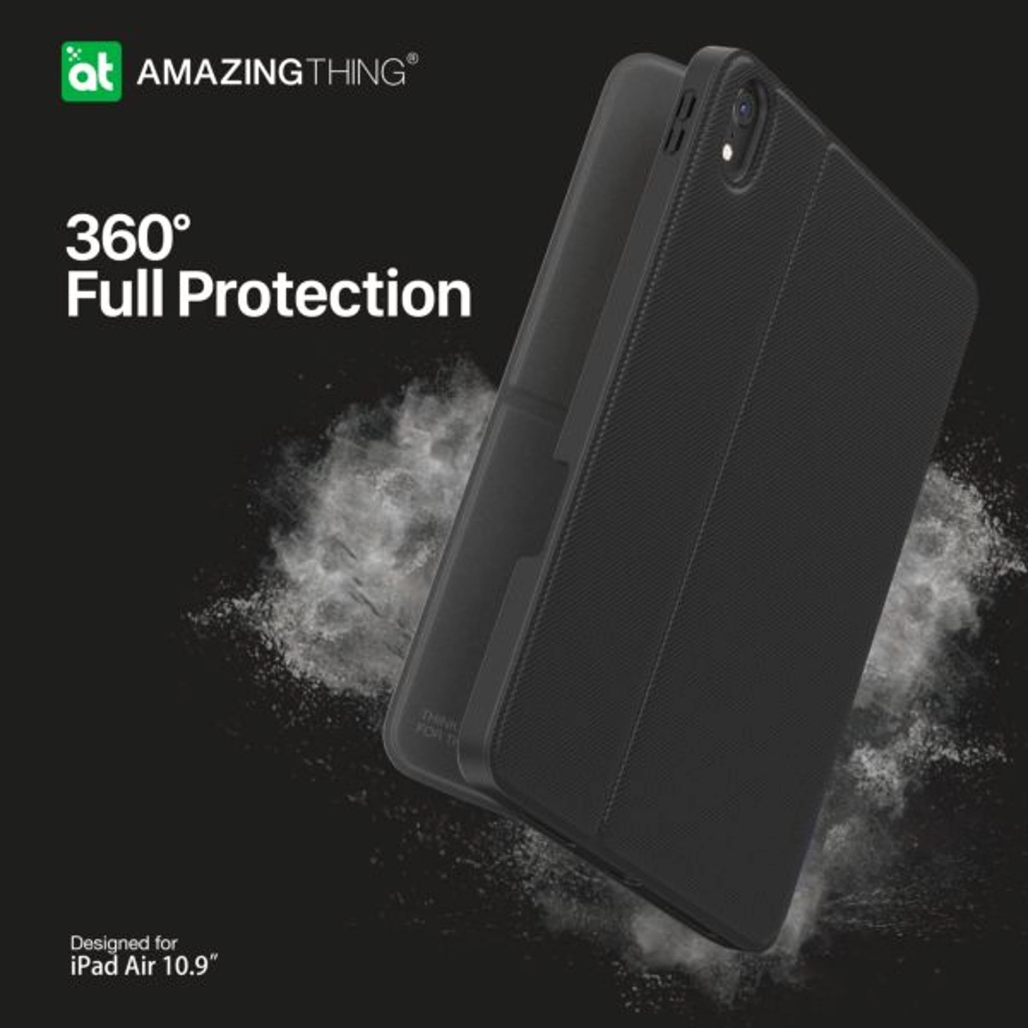 Folio Case with Pencil Slot for iPad Air (M3/M2) 11-inch / iPad Air Gen 5 10.9-inch (2025)