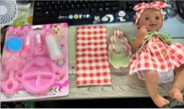 BABESIDE Mia Doll - 12 Inch Vinyl Ages 3+ Set