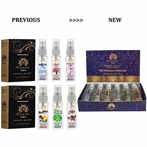 Aqua + Light Oudh + Summer Cologne + Midnight Love + Deep in the Forest + Coffee - Eau De Parfum 60ml