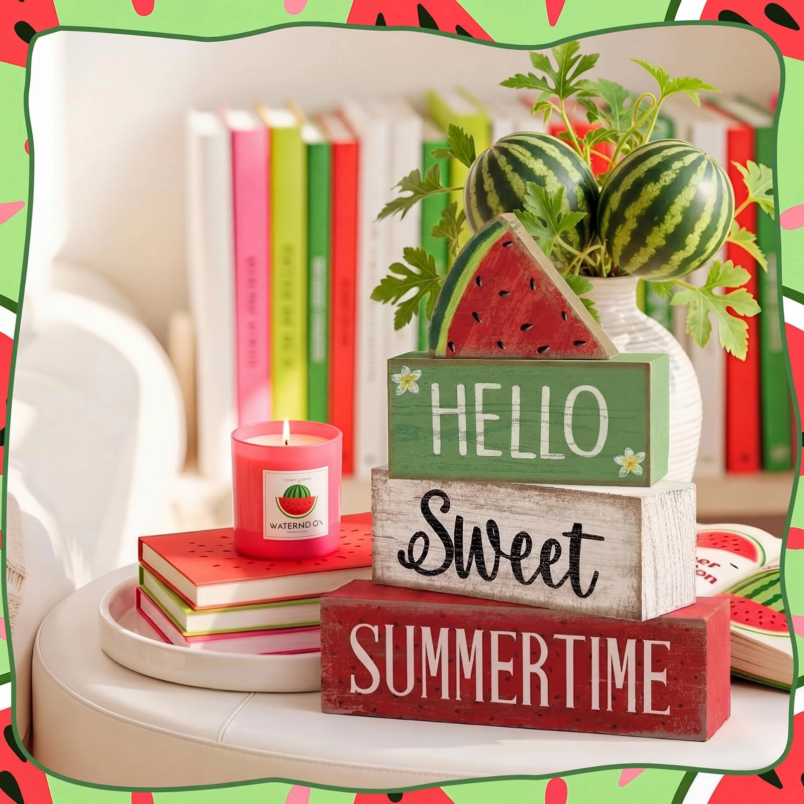 Watermelon - 4 Pcs summer
