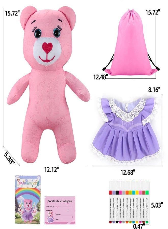 Princess Dress Bear - 39 cm