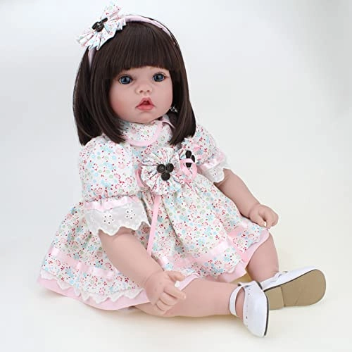 Reborn Baby Doll - 55cm 22" Vinyl Cotton Body