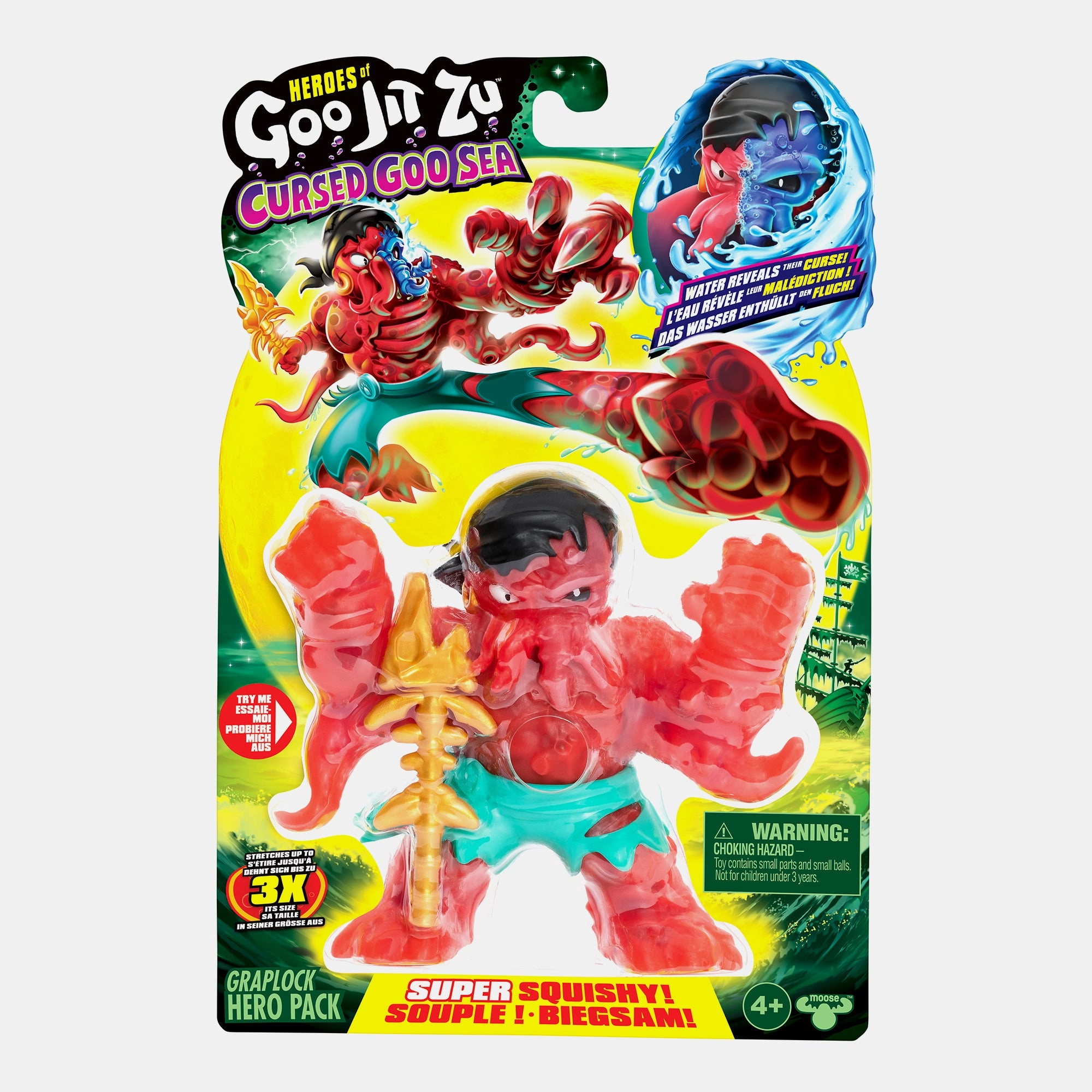 Moose Toys Graplock - Cursed Goo Sea - 4+ 1 (24.5cm) (B322590)