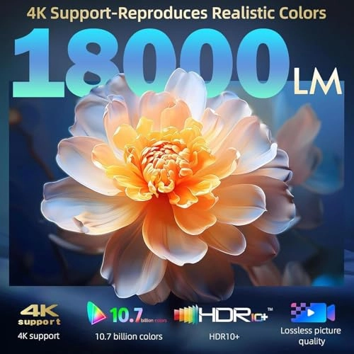 Android 13.0 Smart Projector Ap13-4k 18000 Lumens