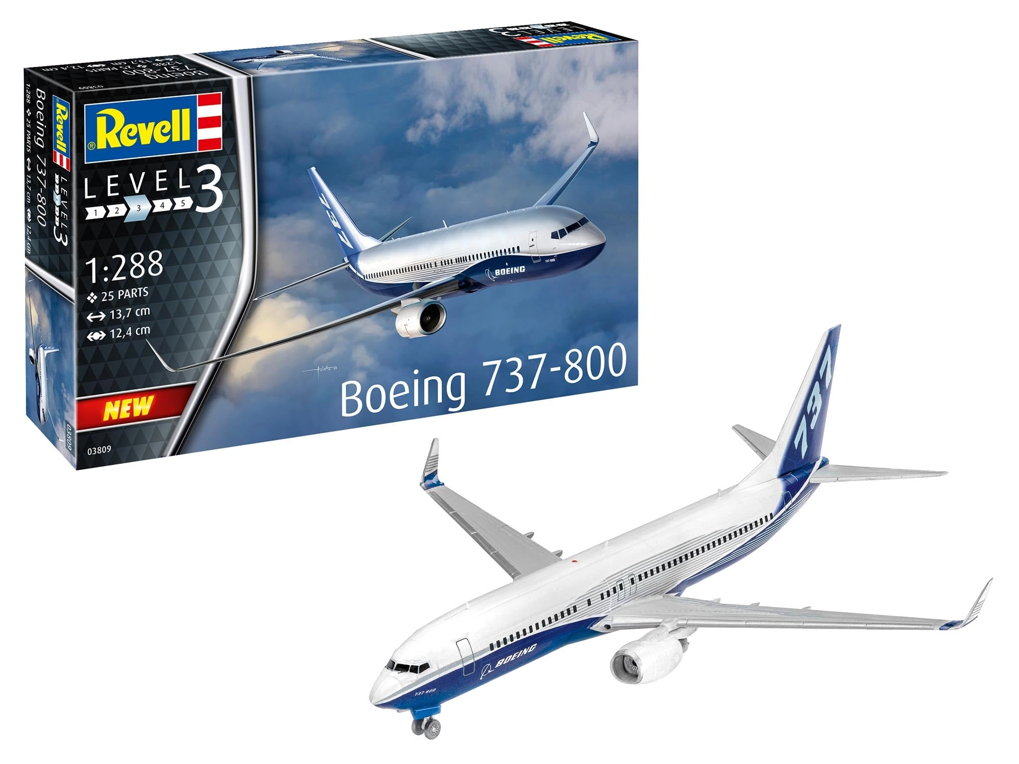 Boeing 737-800 Model Kit - 1:288