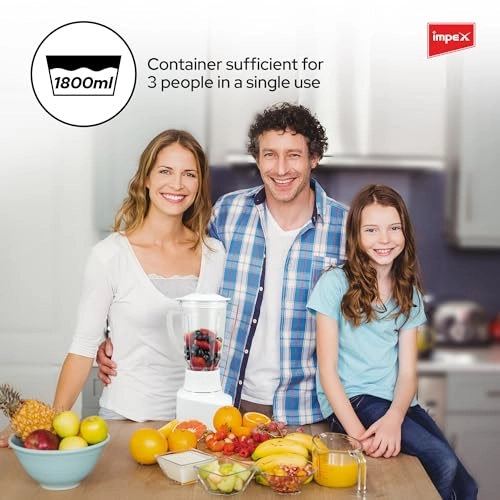 BL 3509 - 2 in 1 Blender & Grinder 2-Speed Control with Pulse Motor Overheat Protection