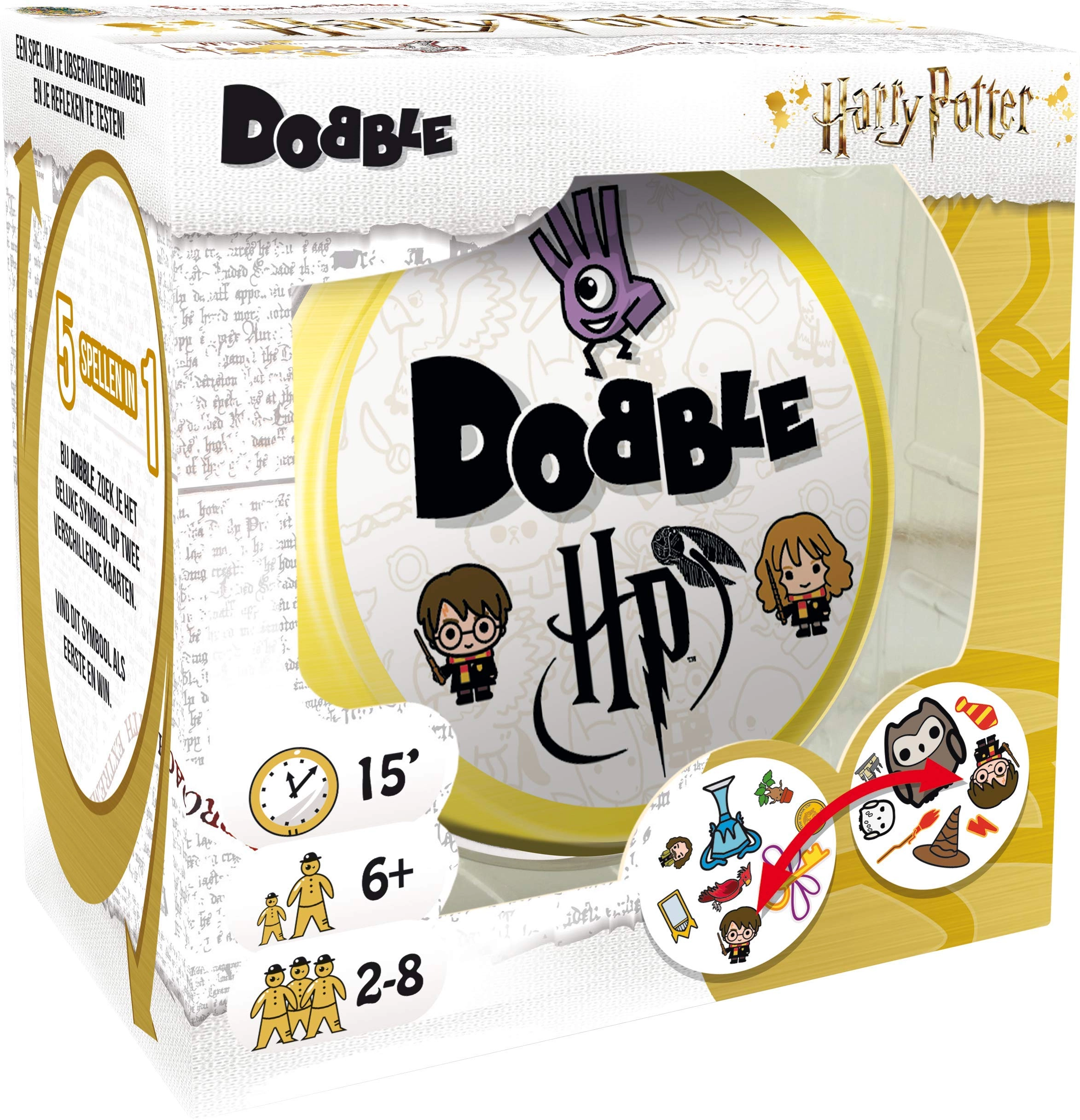 Asmodee Dobble Harry Potter - Card Game (Dutch)