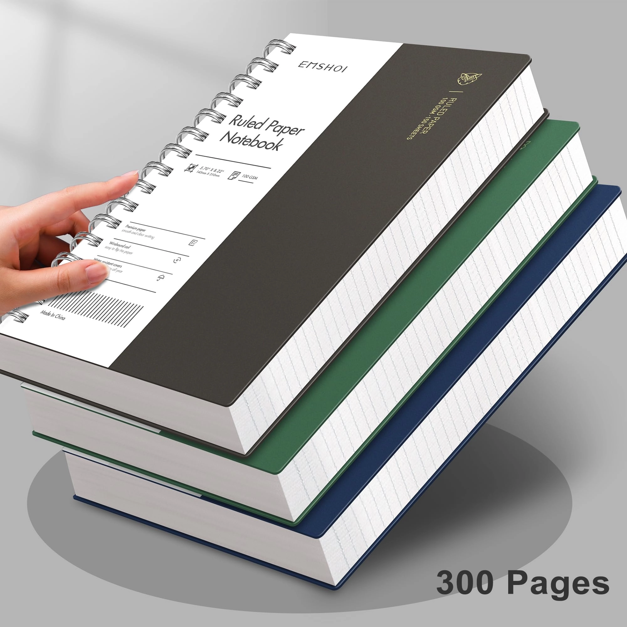 Notebook A5 Spiral - Lined 150 Sheets