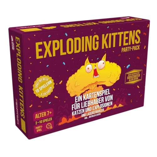 Exploding Kittens Party Pack - 120 Cards (German)