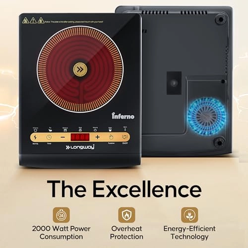 Inferno LW-Inferno-ICT-TP-2000W-Black-P1 Induction hob