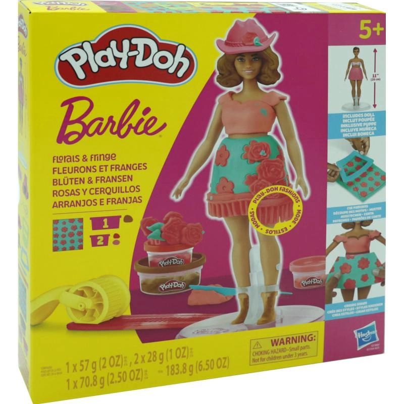Play-Doh Barbie Florals & Fringe Activity Dough