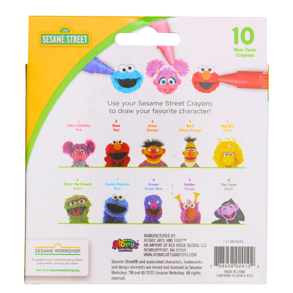 Jumbo Crayons - 10 Pcs