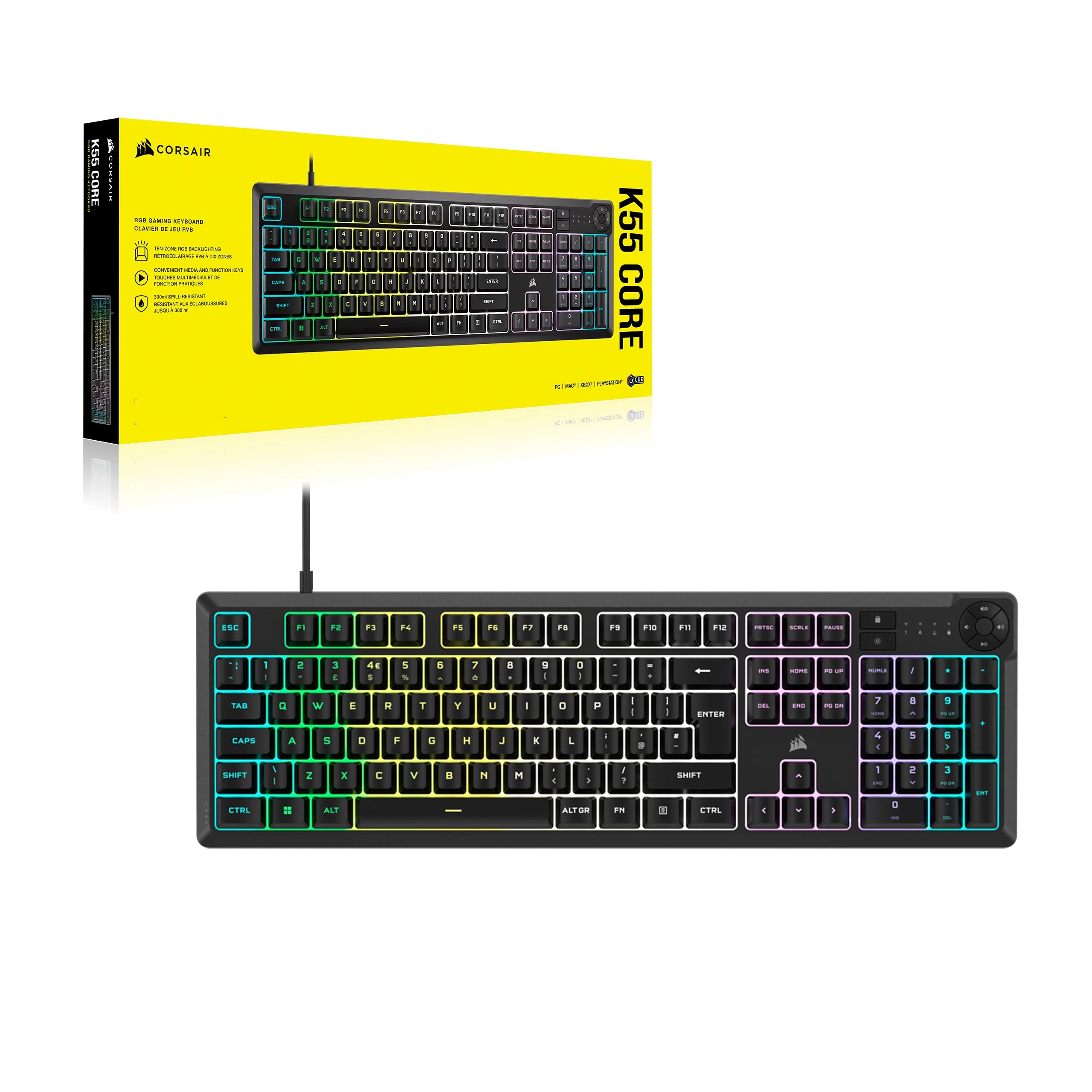 K55 CORE - UK Wired