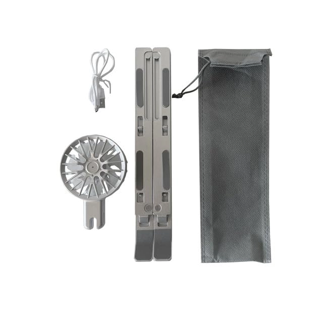 Laptop Cooler - Portable Foldable Aluminum Stand