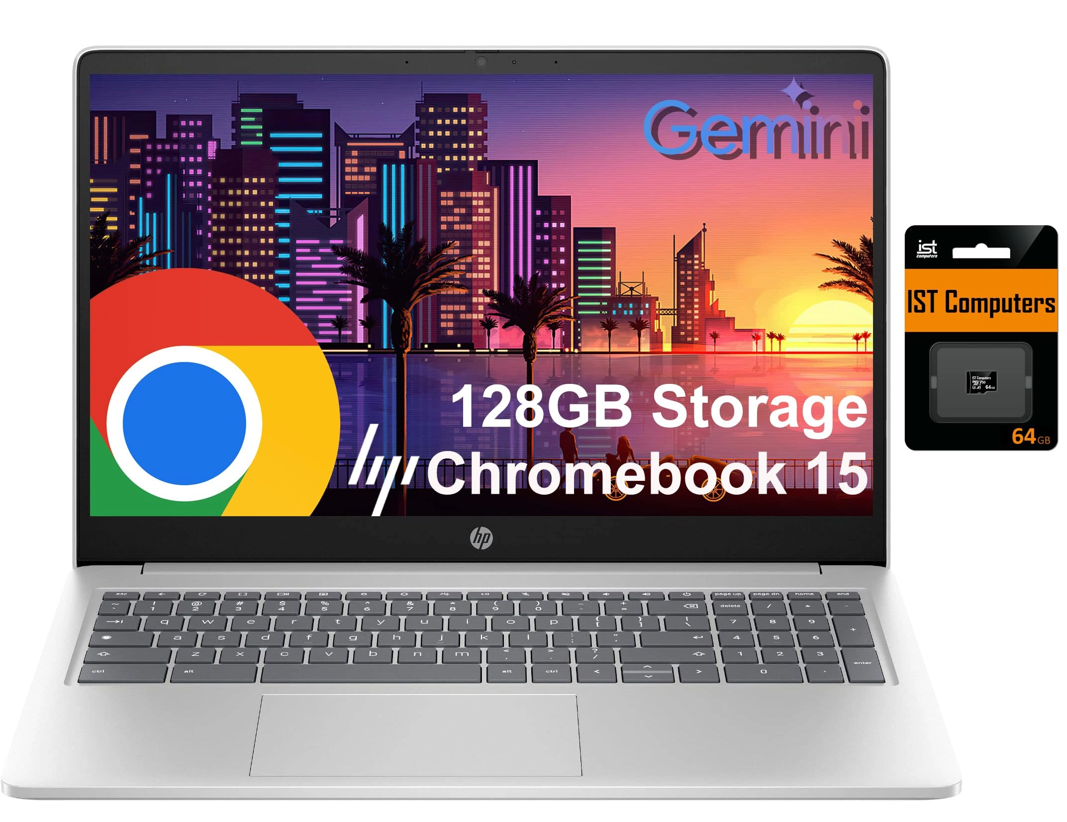 Chromebook 15 - 15.6'' 8GB 128GB Intel N100