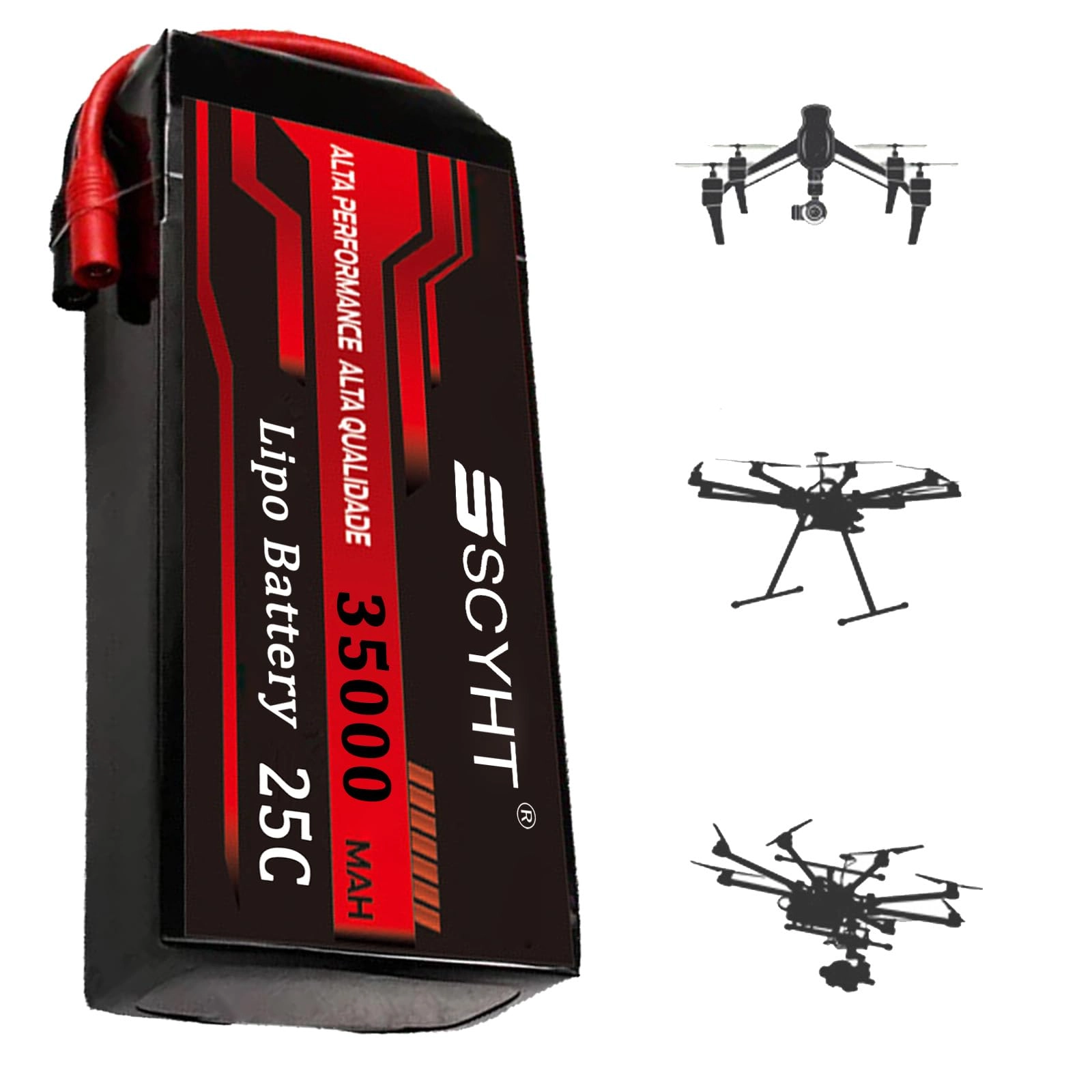 SSCYHT Drone Battery - 22.2V 35Ah 25C