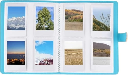 2x3" 128 Pockets PU Leather Photo Album